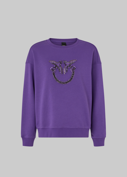 Nelly maglia felpa ricamo