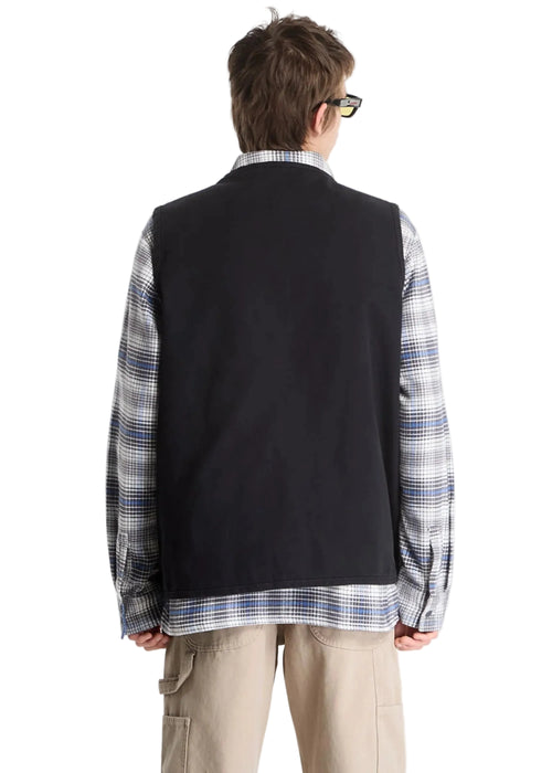 Dickies Canvas Summer Vest Black Uomo - 2