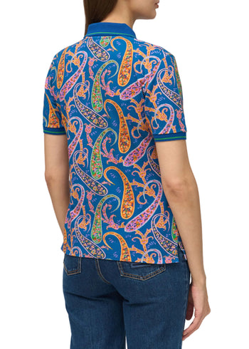 Women's printed polo - 3