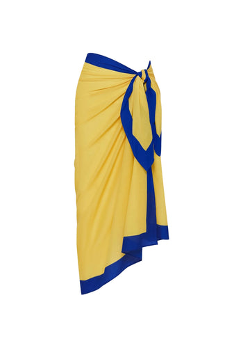 Ralph Lauren Pony Long Pareo Yellow Donna - 3