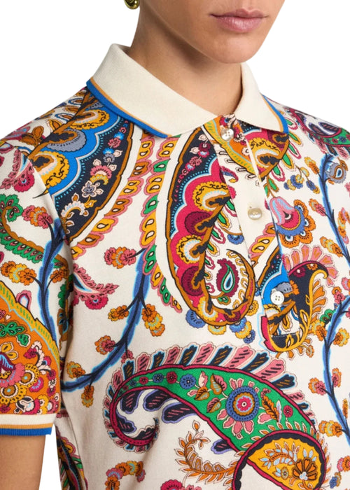 Women's printed polo - 2
