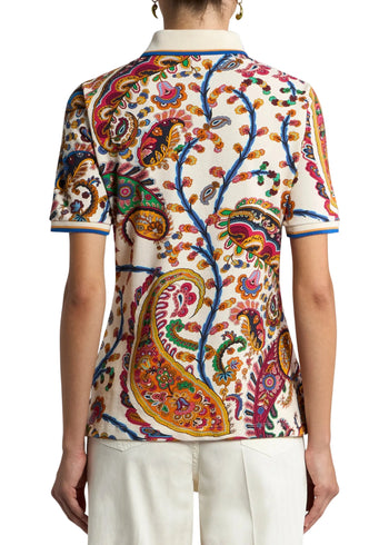 Women's printed polo - 3