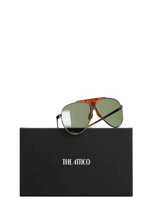 The Attico Amelia Yellow Gold/t-shell/gre Donna - 2