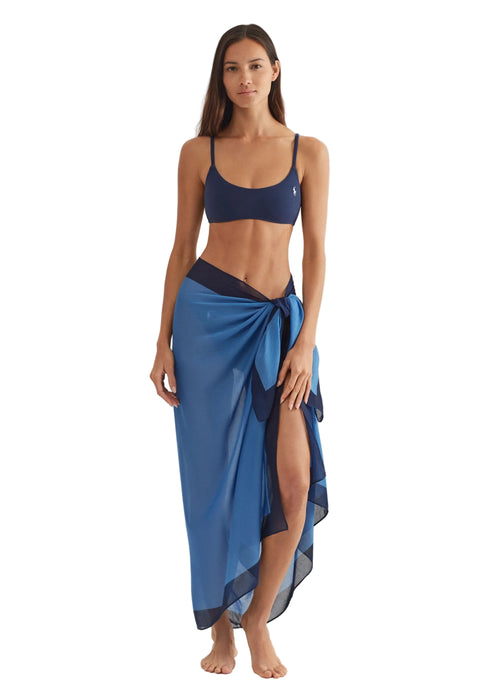 Ralph Lauren Pony Long Pareo Periwinkle Donna