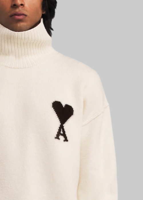 Ami De Coeur-funnel neck sweater - 2