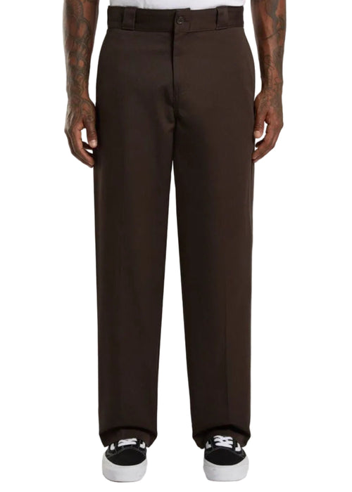247 loose work pant dark brown - 1