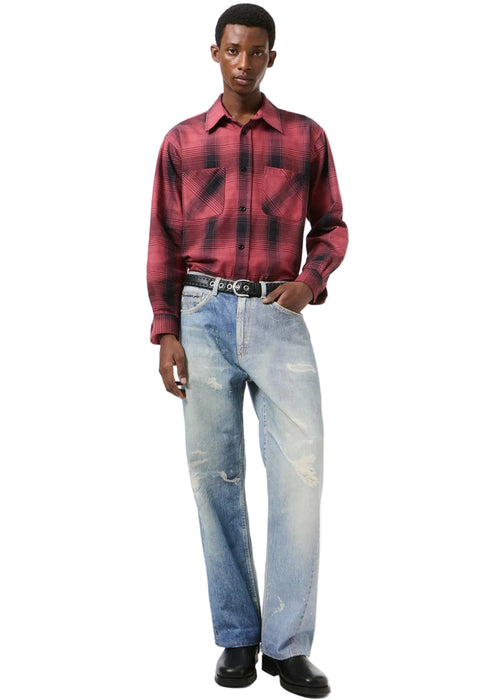 Our Legacy Third Cut Digital Denim Print Uomo - 1