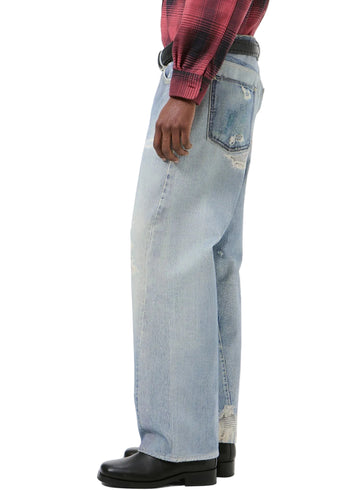 Our Legacy Third Cut Digital Denim Print Uomo - 3