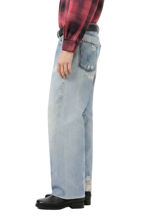 Our Legacy Third Cut Digital Denim Print Donna - 2