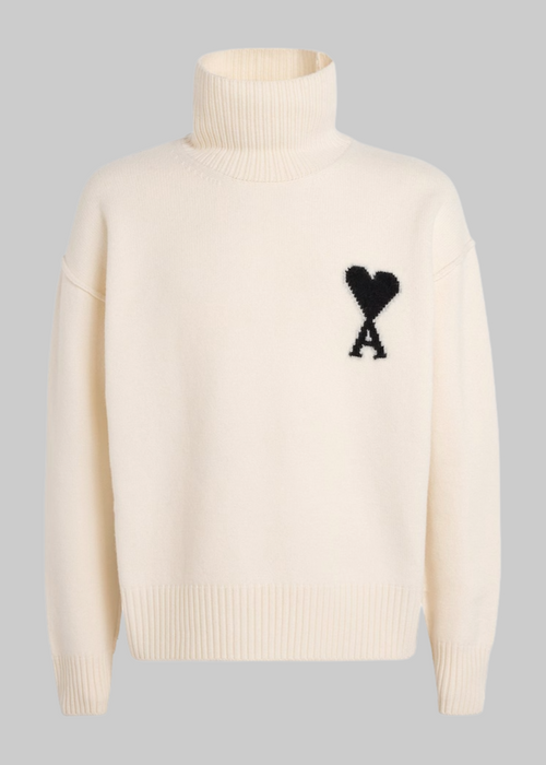 Ami De Coeur-funnel neck sweater