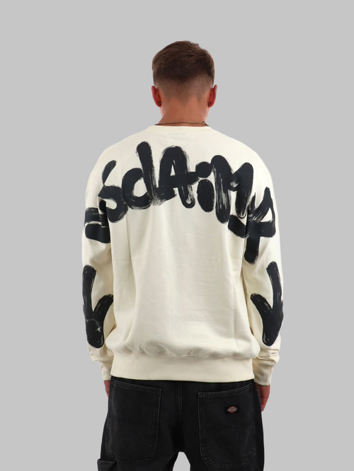 Maglia girocollo in felpa