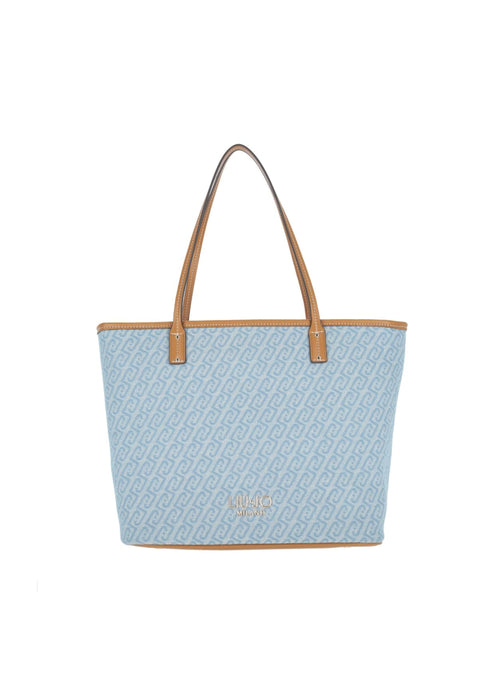Liujo Borsa Pelle 3 Dusty Blue Donna - 2