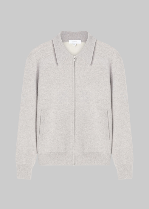 Bomber double in maglia uomo