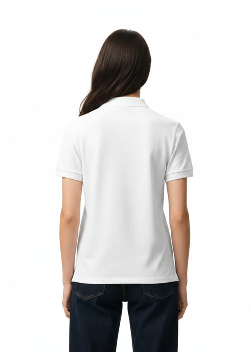 Ami Paris Polo With Red Ami De Coeur Donna - 2