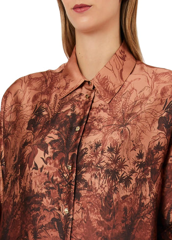 Liujo Camicia Ts M/l Cuoio Jungle Hide Donna - 3