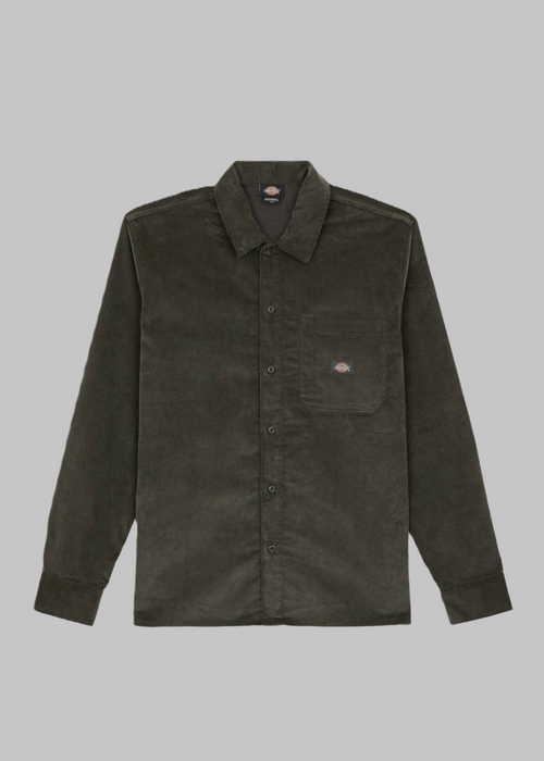 Corduroy shirt ls olive green