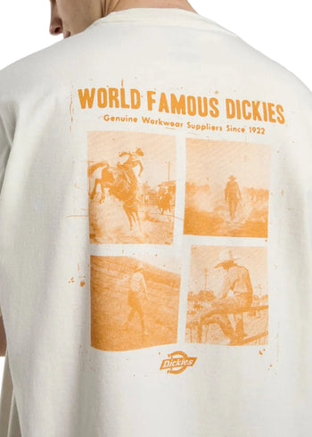 Dickies Wolfhurst Ss Tee Egret Uomo - 3