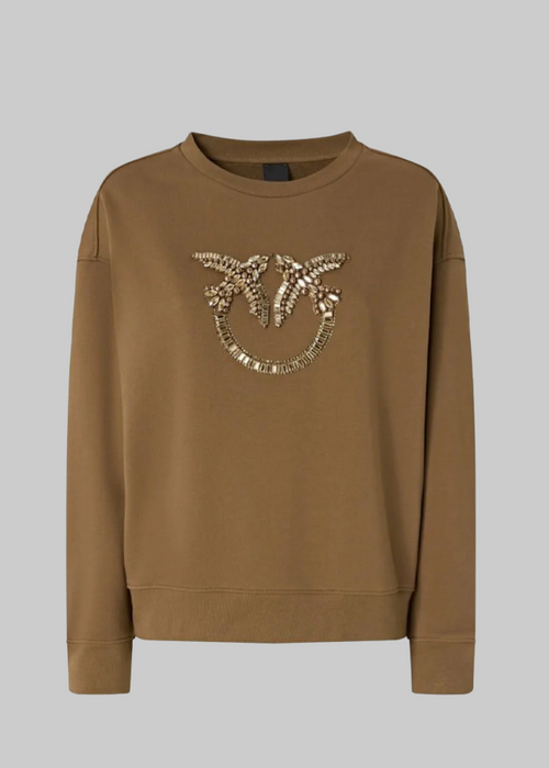 Nelly maglia felpa ricamo