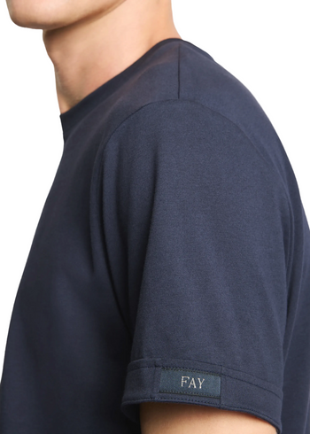 T-shirt fay blue tag - 4