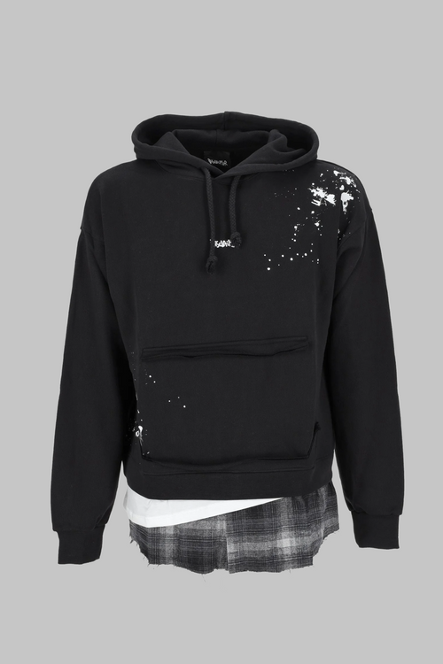 Maglia cappuccio in felpa