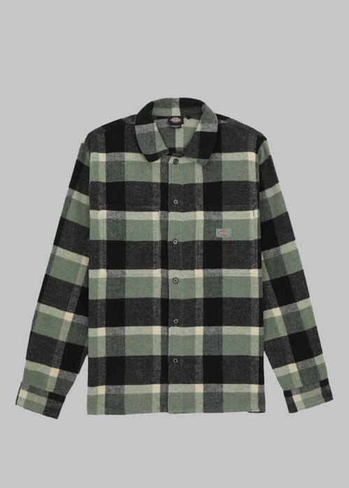 Plaid coaling ls shirt sea spr