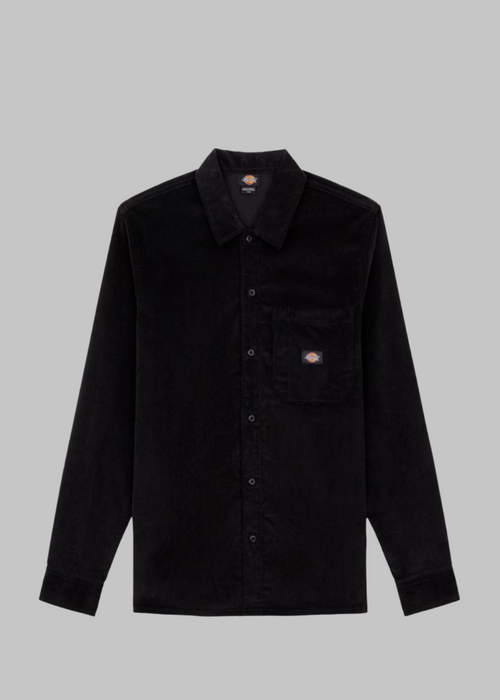 Corduroy shirt ls black