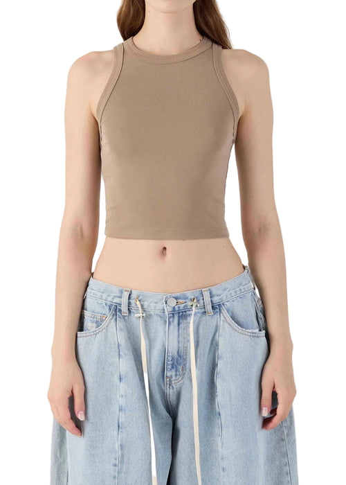 Eleh Top Cammello Donna - 1