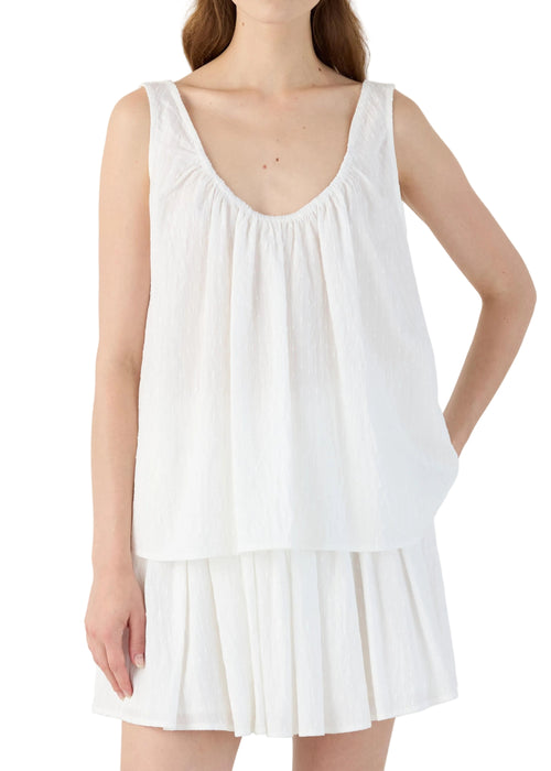 Eleh Top Bianco Donna - 1