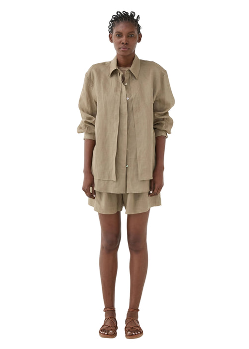 Eleh Camicia Fango Donna - 1