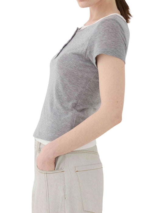 Eleh T-shirt Grigio Donna - 2