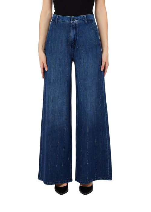 Pant.flare strass rw - 1