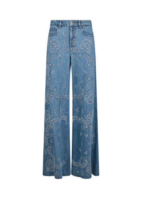 Pant.flare ricamo hw - 2