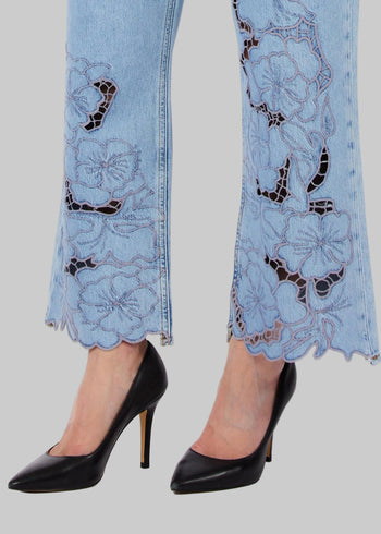 Pant.straight flower - 3