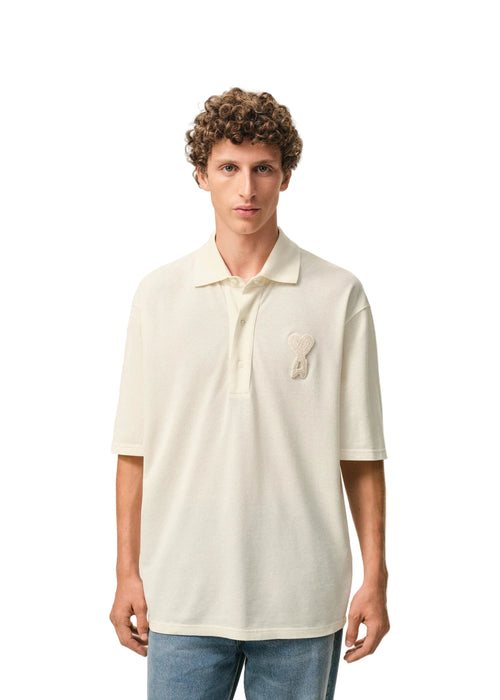 Ami Paris Adc Patch Ss Polo Uomo
