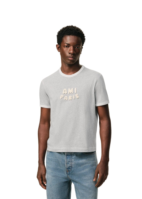 Ami Paris Patch Ss Tshirt Uomo