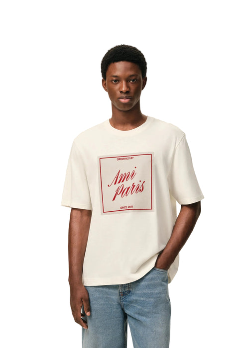 Ami Paris Heritage Print Teeshirt Uomo