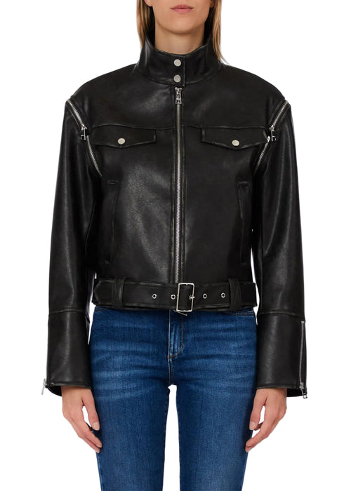 Liujo Giubbotto Ts.navetta Nero Washed Donna - 1