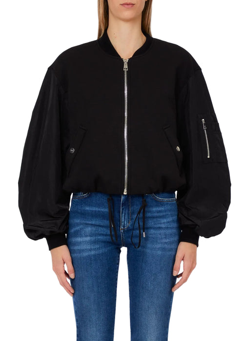 Liujo Giubbotto Jersey Nero Donna - 1