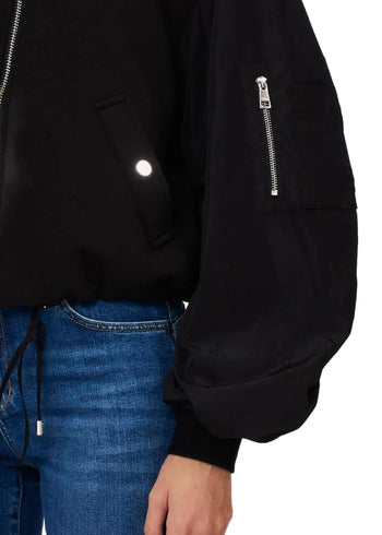 Liujo Giubbotto Jersey Nero Donna - 3
