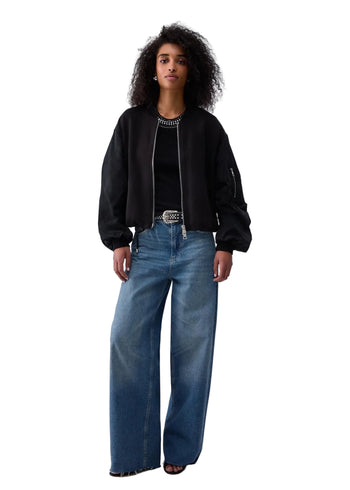 Liujo Giubbotto Jersey Nero Donna - 4
