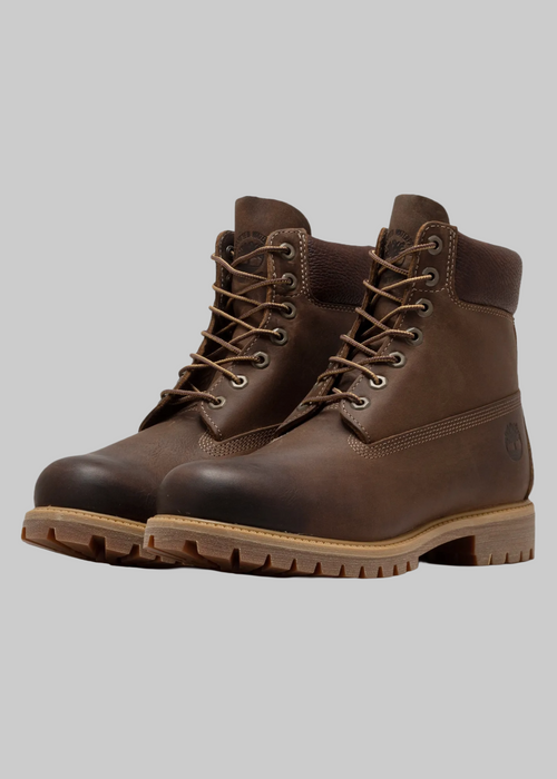 Premium 6 inch lace up brown