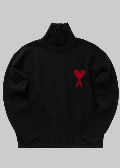 Ami De Coeur-funnel neck sweater