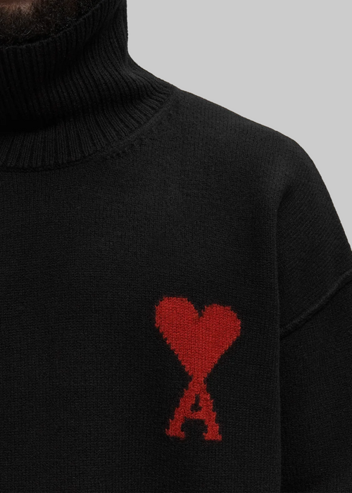 Ami De Coeur-funnel neck sweater - 2