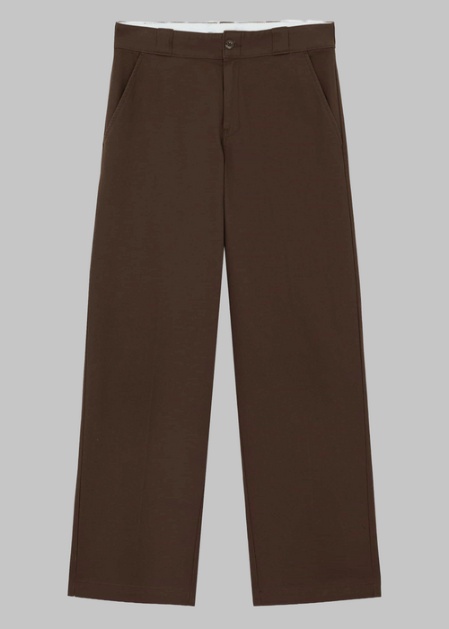 247 loose work pant dark brown