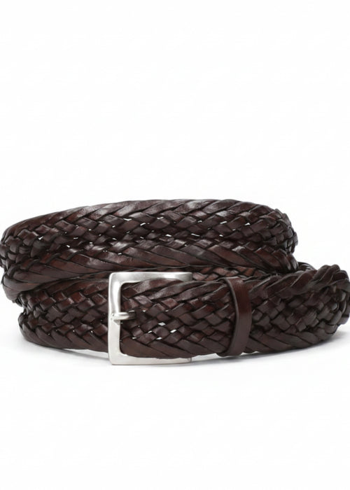 Orciani Cintura Intrecciata Masculine Uomo