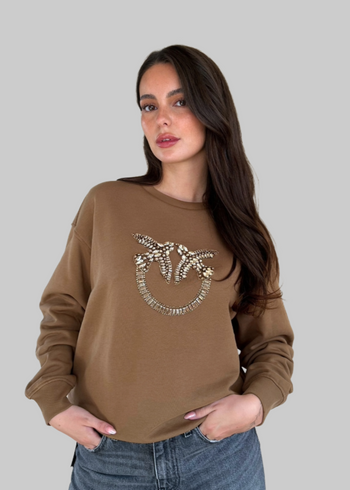Nelly maglia felpa ricamo - 3