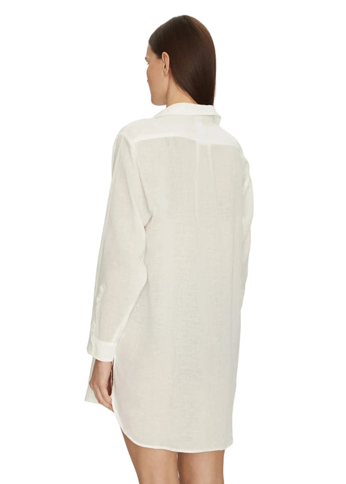 Ralph Lauren Boyfriend Shirt Cream Donna - 2