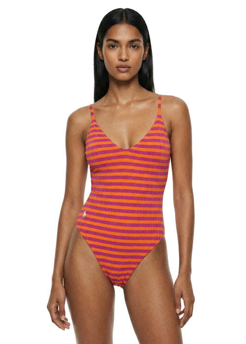 Ralph Lauren V Neck 1 Pc Pink/orange Donna