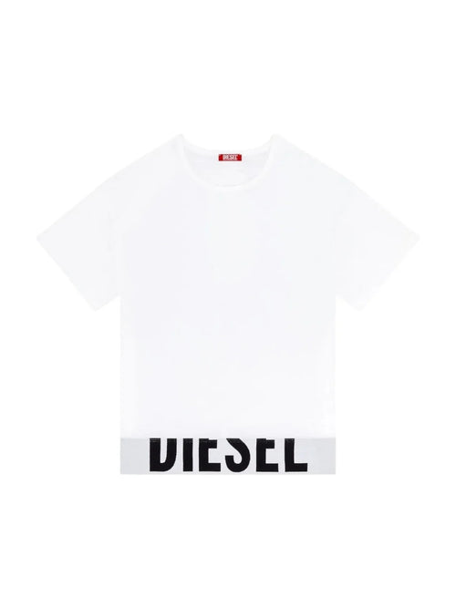 Diesel Uftee-sport-cropped-t-shirt Donna - 2